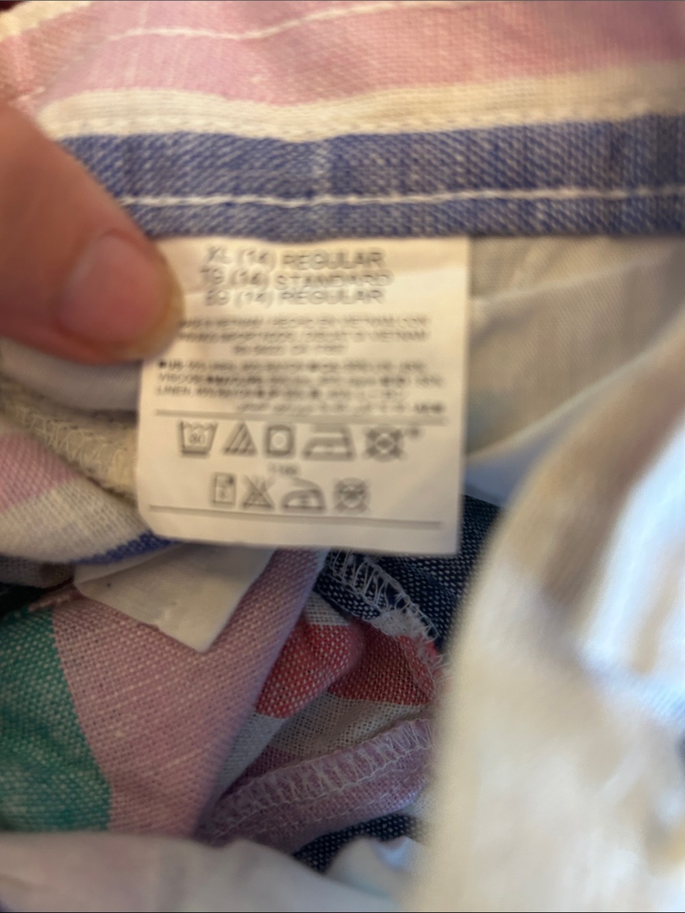 Old Navy Kids Striped Mid-Length Drawstring Shorts - Multicolor Size XL NWT - Picture 7 of 7